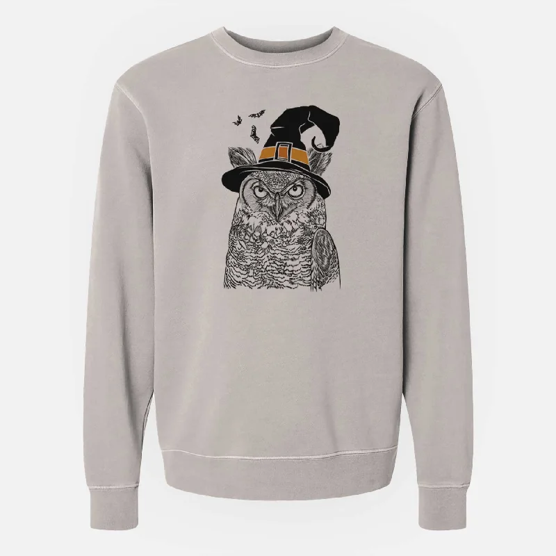 Special Discount high-quality athletic sweatshirtWitch Ozwald the Grey Horned Owl - Unisex Pigment Dyed Crew Sweatshirt Special Discount high-quality athletic sweatshirtWitch Ozwald the Grey Horned Owl - Unisex Pigment Dyed Crew Sweatshirt