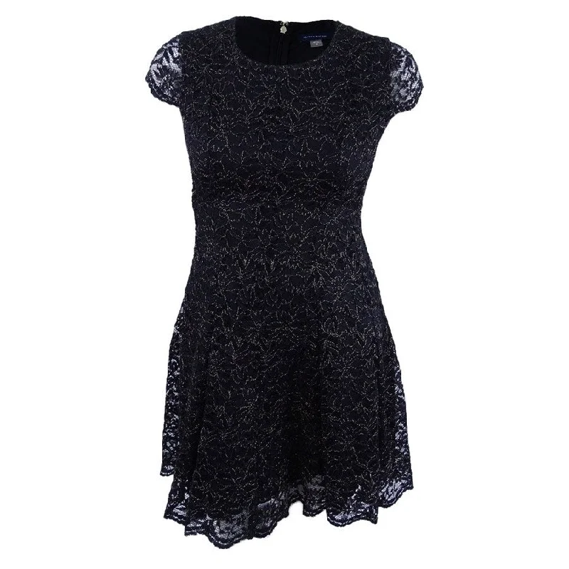 Clearance Event bodycon dressTommy Hilfiger Women's Shine Lace Fit & Flare Dress