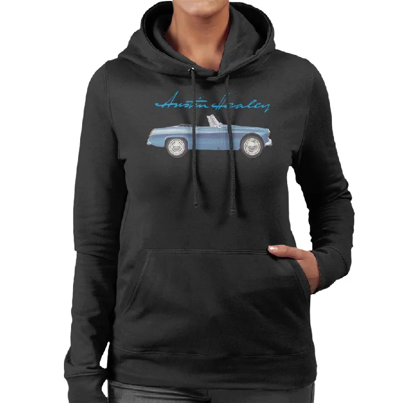 Special Savings graphic hoodieAustin Healey Blue British Motor Heritage Women's Hooded Sweatshirt Special Savings graphic hoodieAustin Healey Blue British Motor Heritage Women's Hooded Sweatshirt