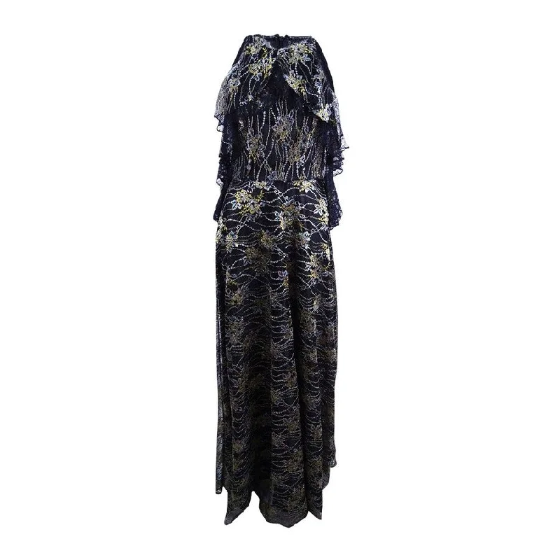 Today Only casual day dressTahari ASL Women's Metallic Lace Gown (2, Black/Gold/Blush) Today Only casual day dressTahari ASL Women's Metallic Lace Gown (2, Black/Gold/Blush)