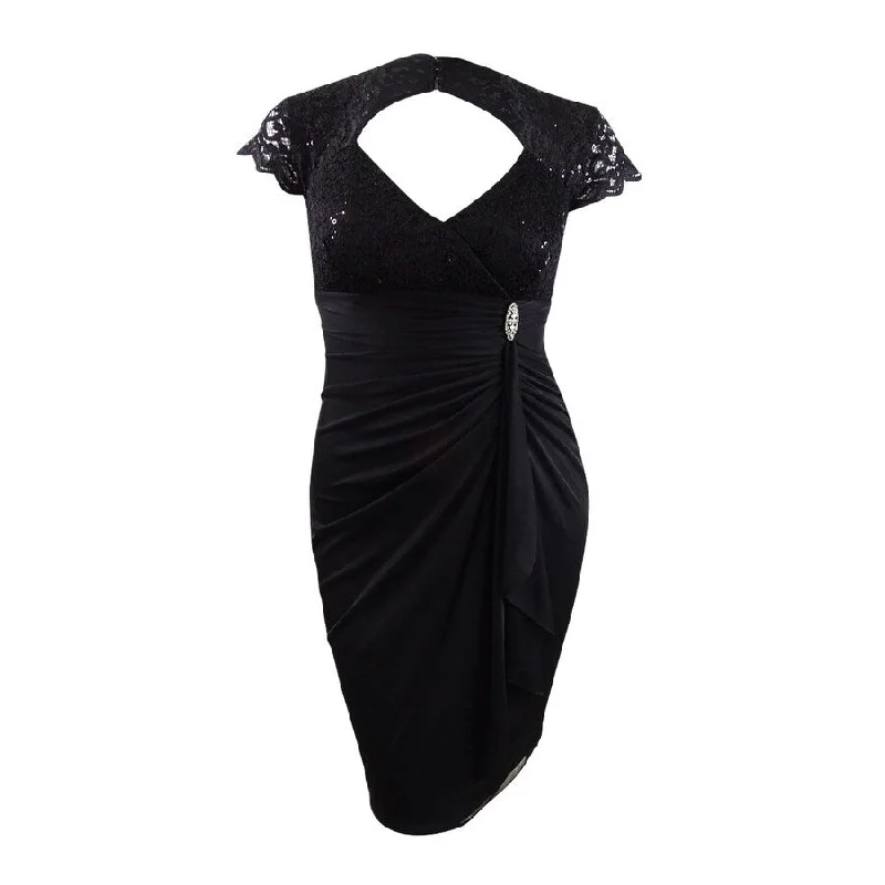 Get It Before It’s Gone oversized dressBetsy & Adam Women's Embellished Open-Back Sheath Dress (16, Black) Get It Before It’s Gone oversized dressBetsy & Adam Women's Embellished Open-Back Sheath Dress (16, Black)