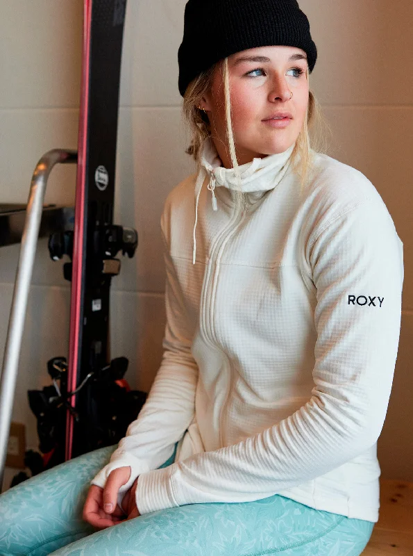 YEAR-End Sale Vertere Technical Zip-Up Fleece - Egret
