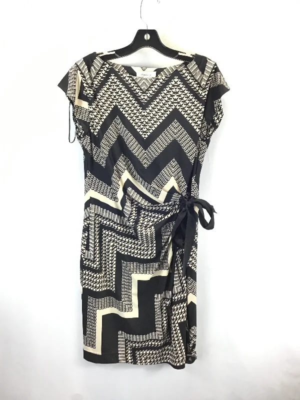 Members Only floral midi dressDress Work By Dressbarn In Black & Cream, Size: Xl