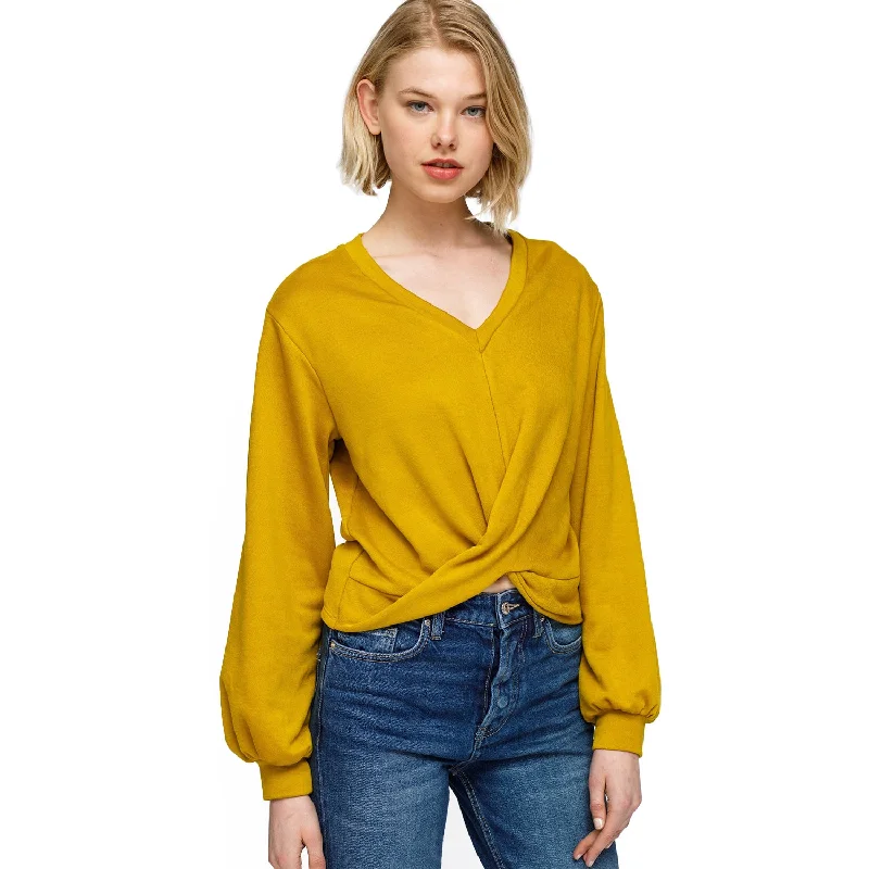 Buy More, Save More Women's V-Neck Wrap Front Sweatshirt