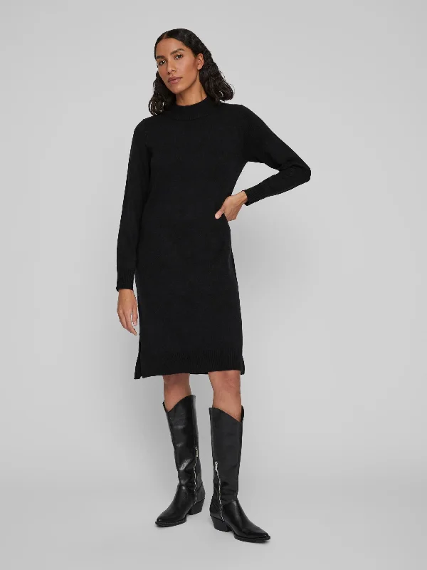 Online Specials bodycon dressVERONICA CREW NECK MIDI DRESS (BLACK)