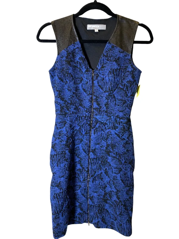 Act Fast denim dressDress Work By Hunter Bell In Black & Blue, Size: Xs