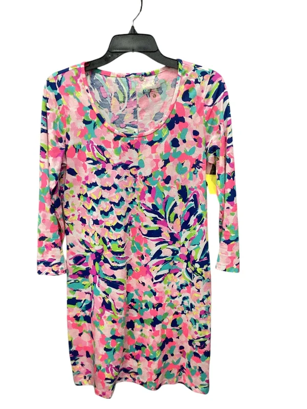 Price Meltdown summer floral dressDress Casual Short By Lilly Pulitzer In Multi-colored, Size: S Price Meltdown summer floral dressDress Casual Short By Lilly Pulitzer In Multi-colored, Size: S