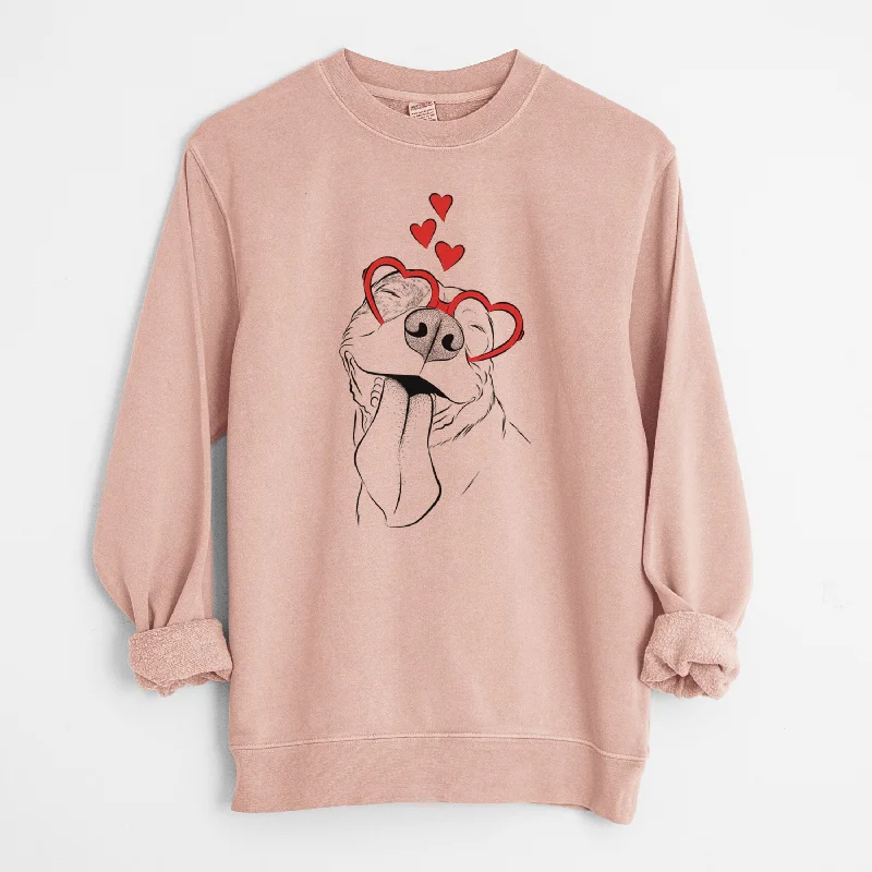 Unmissable Offer workout-ready hoodieValentine Xena the American Staffordshire Terrier - Unisex Pigment Dyed Crew Sweatshirt Unmissable Offer workout-ready hoodieValentine Xena the American Staffordshire Terrier - Unisex Pigment Dyed Crew Sweatshirt