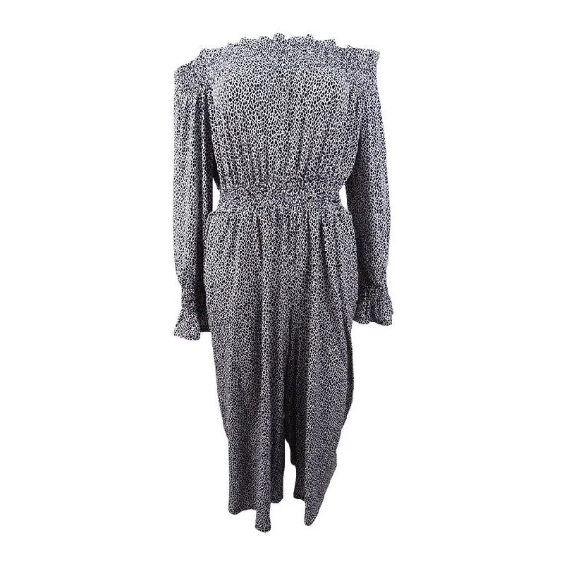 Seasonal Clearance bohemian dressMICHAEL Michael Kors Women's Off-The-Shoulder Jumpsuit Seasonal Clearance bohemian dressMICHAEL Michael Kors Women's Off-The-Shoulder Jumpsuit
