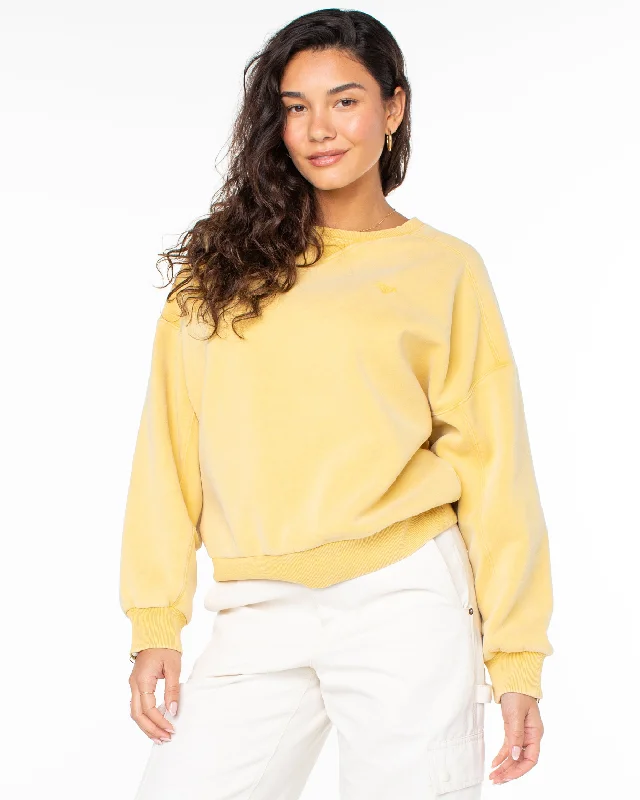 Act Fast Oasis Haze Pullover Sweatshirt - Sauterne