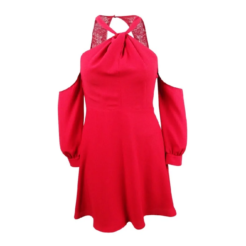 While Supplies Last elegant dressCeCe Women's Cold-Shoulder Fit & Flare Dress