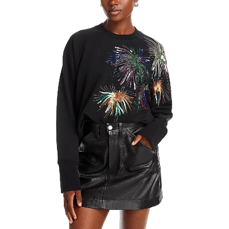 Special Offer Essentiel Antwerp Womens Embellished Crewneck Sweatshirt