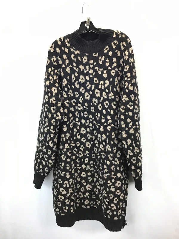 Weekend Deal bodycon dressDress Sweater By Old Navy In Leopard Print, Size: Xl