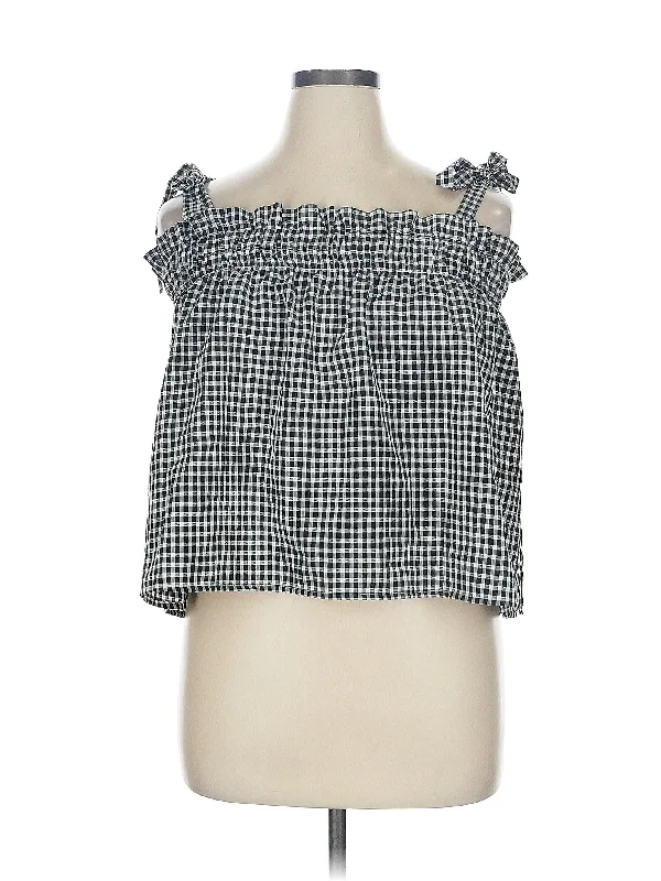 Mega Deal contemporary trench coatSleeveless Blouse