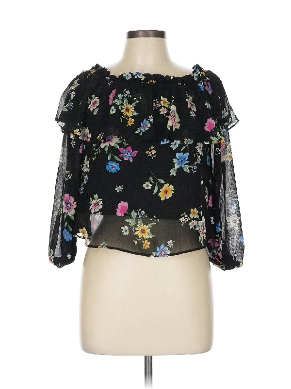 Closeout warm outerwear3/4 Sleeve Blouse
