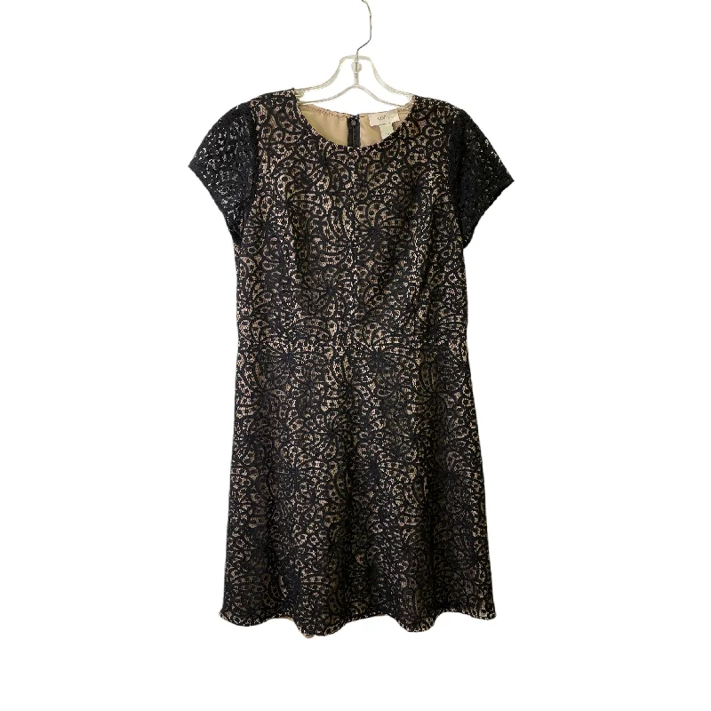 Limited Time Discount A-line dressDress Party Midi By Loft In Black, Size:Mp