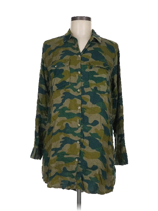 YEAR-End Clearance vintage coatLong Sleeve Button Down Shirt
