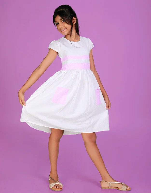 Buy Now wrap dressColour Blocked Kids Dress