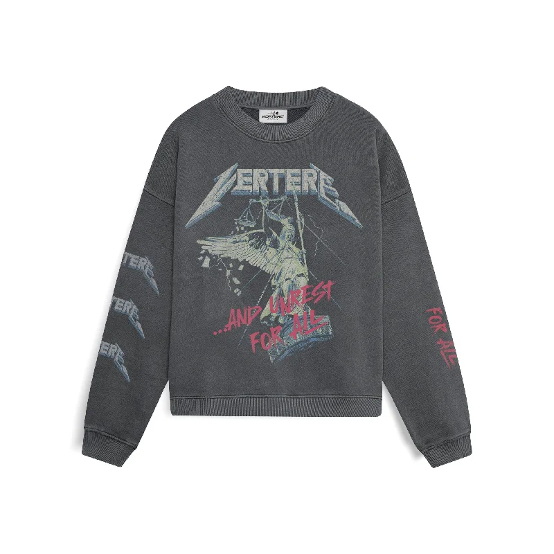 Shop and Save JUSTICE SWEATER - WASHED BLACK