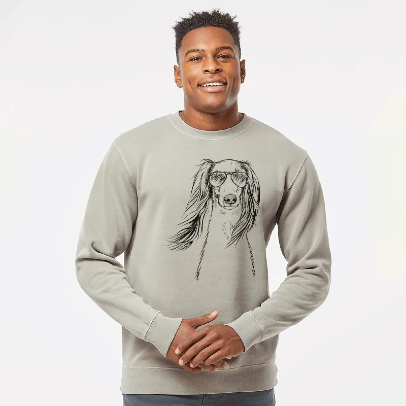 Midnight Madness functional sports hoodieAviator Zahra the Saluki - Unisex Pigment Dyed Crew Sweatshirt Midnight Madness functional sports hoodieAviator Zahra the Saluki - Unisex Pigment Dyed Crew Sweatshirt