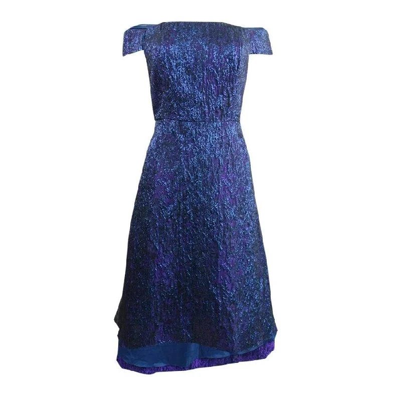Limited Edition fitted bodycon dressAidan by Aidan Mattox Women's Off-the-Shoulder Metallic Dress (8, Royal Purple) Limited Edition fitted bodycon dressAidan by Aidan Mattox Women's Off-the-Shoulder Metallic Dress (8, Royal Purple)