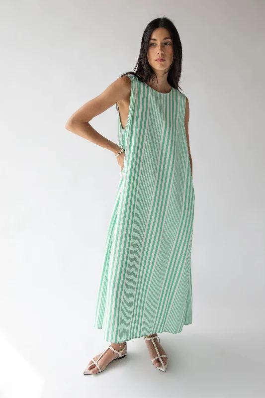 Early Access tiered dressTANK STYLE STRIPED DRESS