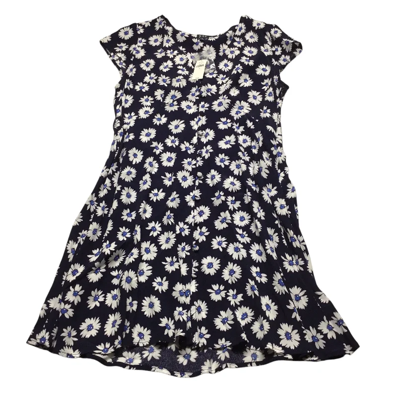 Markdowns romantic dressDress Casual Short By Gap In Blue & White, Size: 8