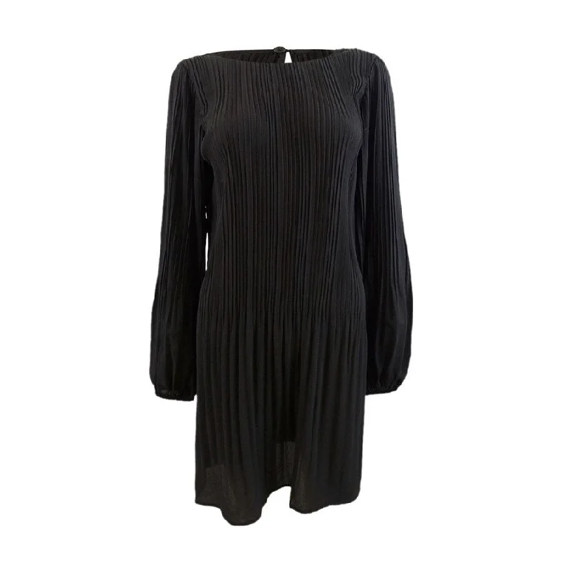 Holiday Sale luxury dressMICHAEL Michael Kors Women's Pleated Mini Dress (L, Black) Holiday Sale luxury dressMICHAEL Michael Kors Women's Pleated Mini Dress (L, Black)