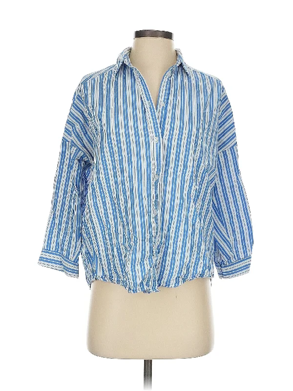 Warehouse Sale lightweight winter coat3/4 Sleeve Button Down Shirt