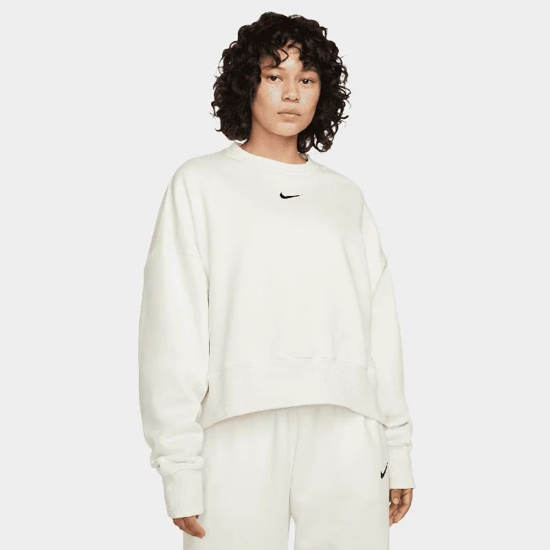 Inventory Reduction Nike Sportswear Women's Phoenix Fleece Over-Oversized Crewneck Sail / Black