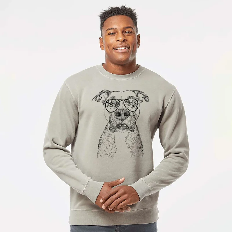 TIME-Limited Offer urban activewear hoodieAviator Xena the Mixed Breed - Unisex Pigment Dyed Crew Sweatshirt TIME-Limited Offer urban activewear hoodieAviator Xena the Mixed Breed - Unisex Pigment Dyed Crew Sweatshirt