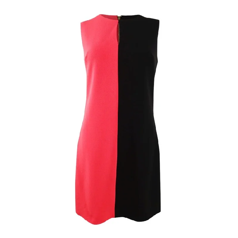 Discount Days chic dressCalvin Klein Women's Sleeveless Colorblock Shift Dress (2, Watermelon/Black) Discount Days chic dressCalvin Klein Women's Sleeveless Colorblock Shift Dress (2, Watermelon/Black)