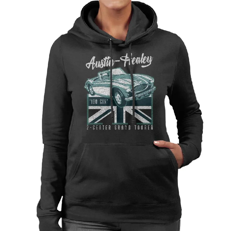 Price Drop Alert performance hoodie for gymAustin Healey 2 Seater Grand Tourer British Motor Heritage Women's Hooded Sweatshirt Price Drop Alert performance hoodie for gymAustin Healey 2 Seater Grand Tourer British Motor Heritage Women's Hooded Sweatshirt