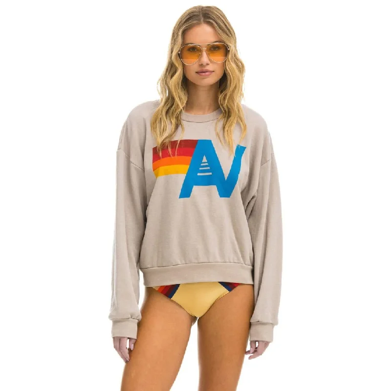 Must-Have Deals Logo Relaxed Crew Sweatshirt (Sand)