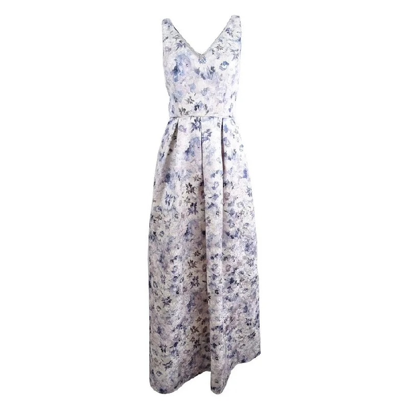 Price Meltdown bodycon dressJS Collections Women's Floral-Print Metallic Ball Gown
