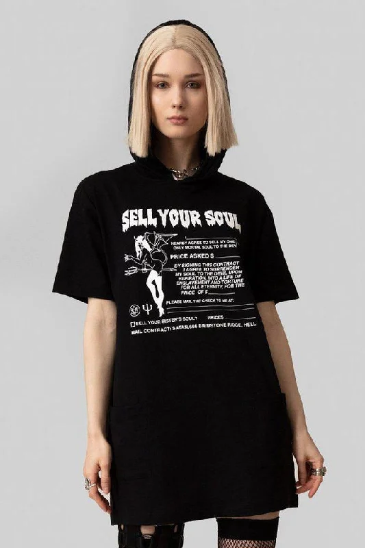 Midnight Madness Sell Your Soul - Hooded T-Shirt - Unisex