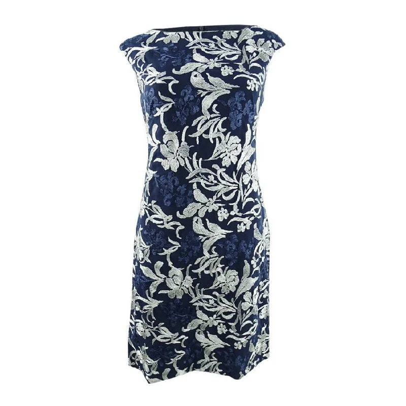 Exclusive Online Offer statement dressLauren Ralph Lauren Women's Printed Cocktail Mini Dress (4, Navy/Silver) Exclusive Online Offer statement dressLauren Ralph Lauren Women's Printed Cocktail Mini Dress (4, Navy/Silver)
