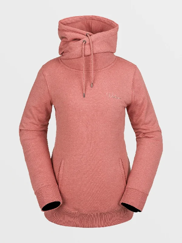 Instant Discount Womens Tower Pullover Fleece - Earth Pink