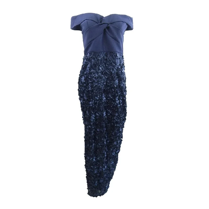 Referral Discount knit dressAidan Mattox Women's Off-the-Shoulder Floral-Embellished Gown (8, Twilight) Referral Discount knit dressAidan Mattox Women's Off-the-Shoulder Floral-Embellished Gown (8, Twilight)
