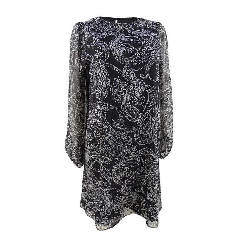 Hurry In shift dressCalvin Klein Women's Paisley Chiffon Trapeze Dress