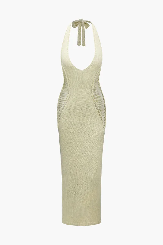 Extra Discounts bodycon dressA&A Marbella Summer Knitted Maxi Dress