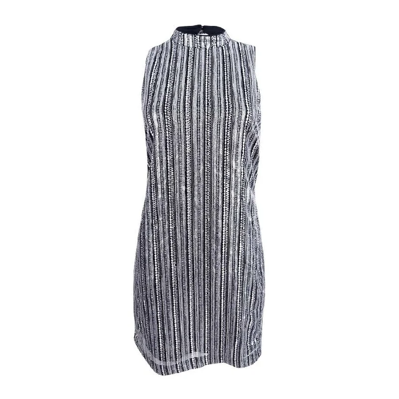 Extra Discounts oversized dressGuess Women's Open-Back Sequined Sheath Dress