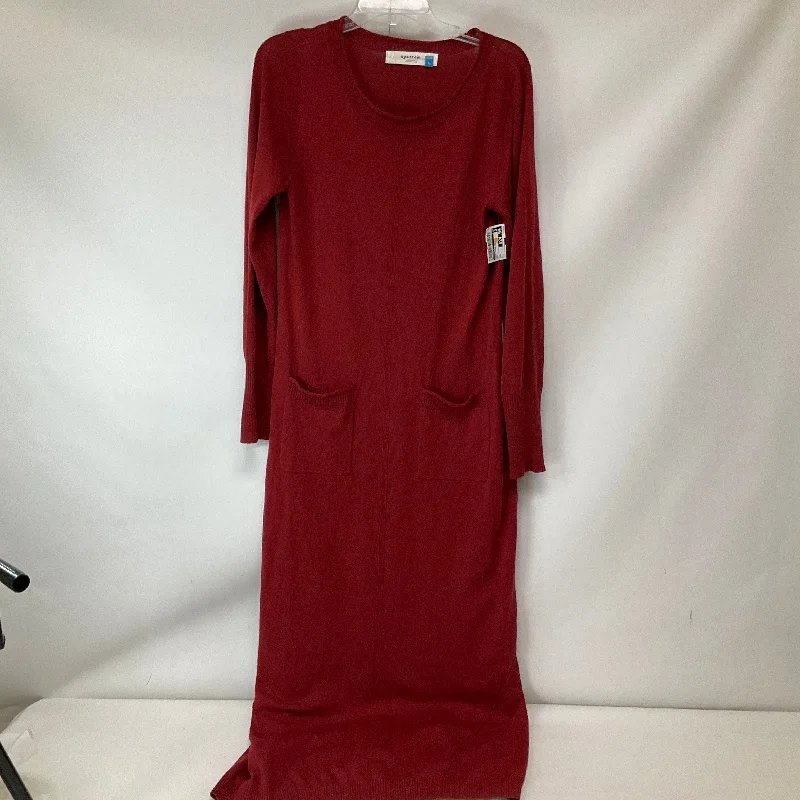 Steals and Deals v-neck dressDress Casual Maxi By Sparrow In Red, Size: L