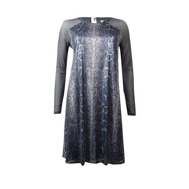 Markdowns sleek dressRACHEL Rachel Roy Women's Sequined Long Sleeve Dress