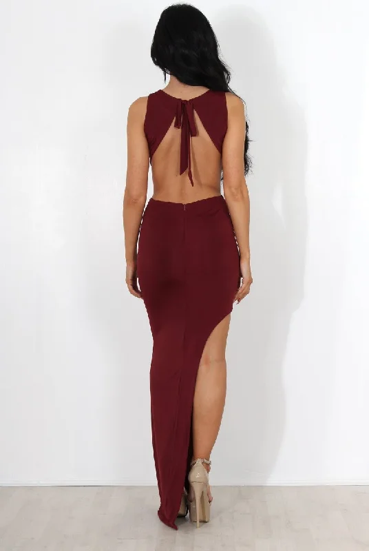 Price Buster vintage dressLuana Wine Maxi Dress