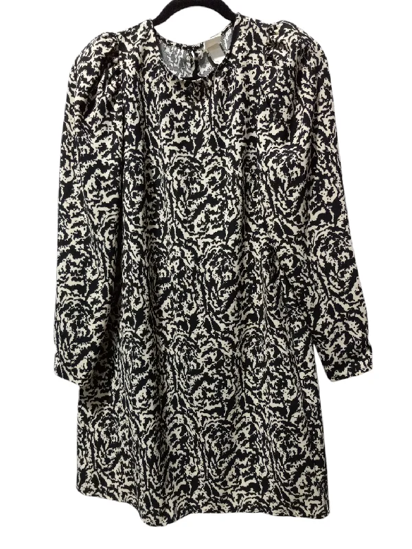 Early Bird Discount mini dressDress Casual Midi By H&m In Black & White, Size: S