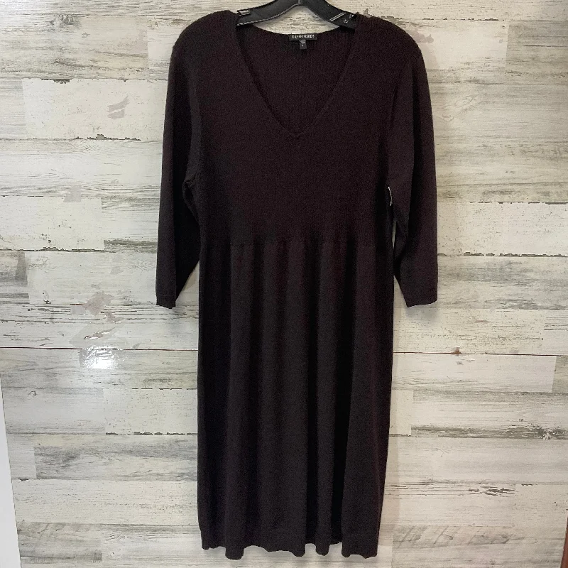New Arrival off-shoulder dressDress Sweater By Eileen Fisher In Purple, Size: L