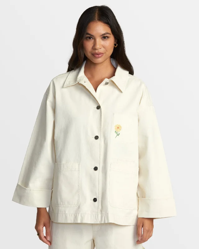 Early Access Snacks Chore Jacket - Latte