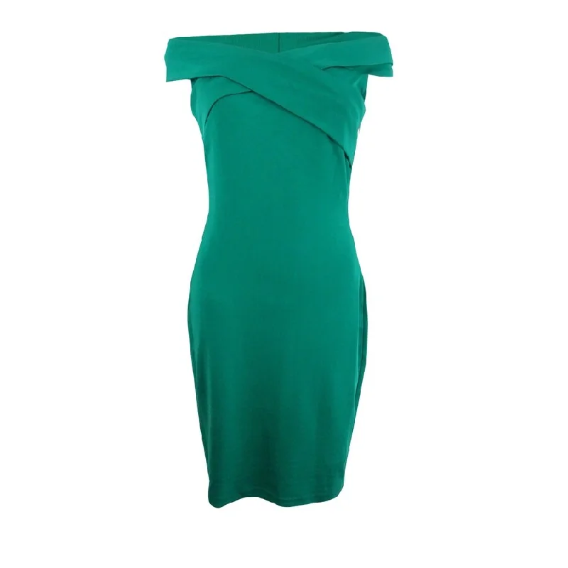 Deal Alert fitted cocktail dressLauren Ralph Lauren Women's Off-The-Shoulder Sheath Dress Deal Alert fitted cocktail dressLauren Ralph Lauren Women's Off-The-Shoulder Sheath Dress