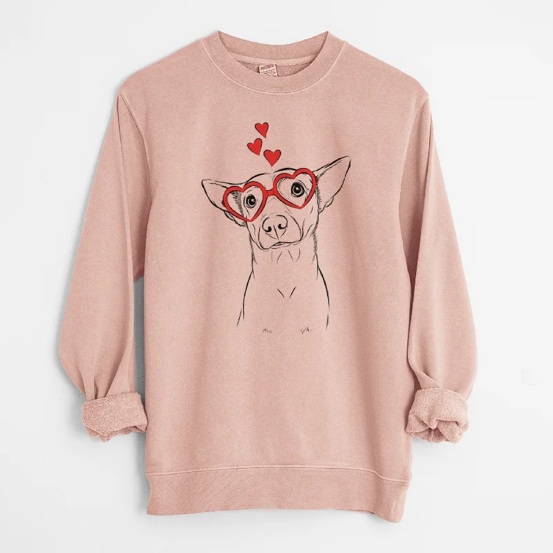 New Deals oversized sports sweatshirtValentine Yogi the Mixed Breed - Unisex Pigment Dyed Crew Sweatshirt New Deals oversized sports sweatshirtValentine Yogi the Mixed Breed - Unisex Pigment Dyed Crew Sweatshirt